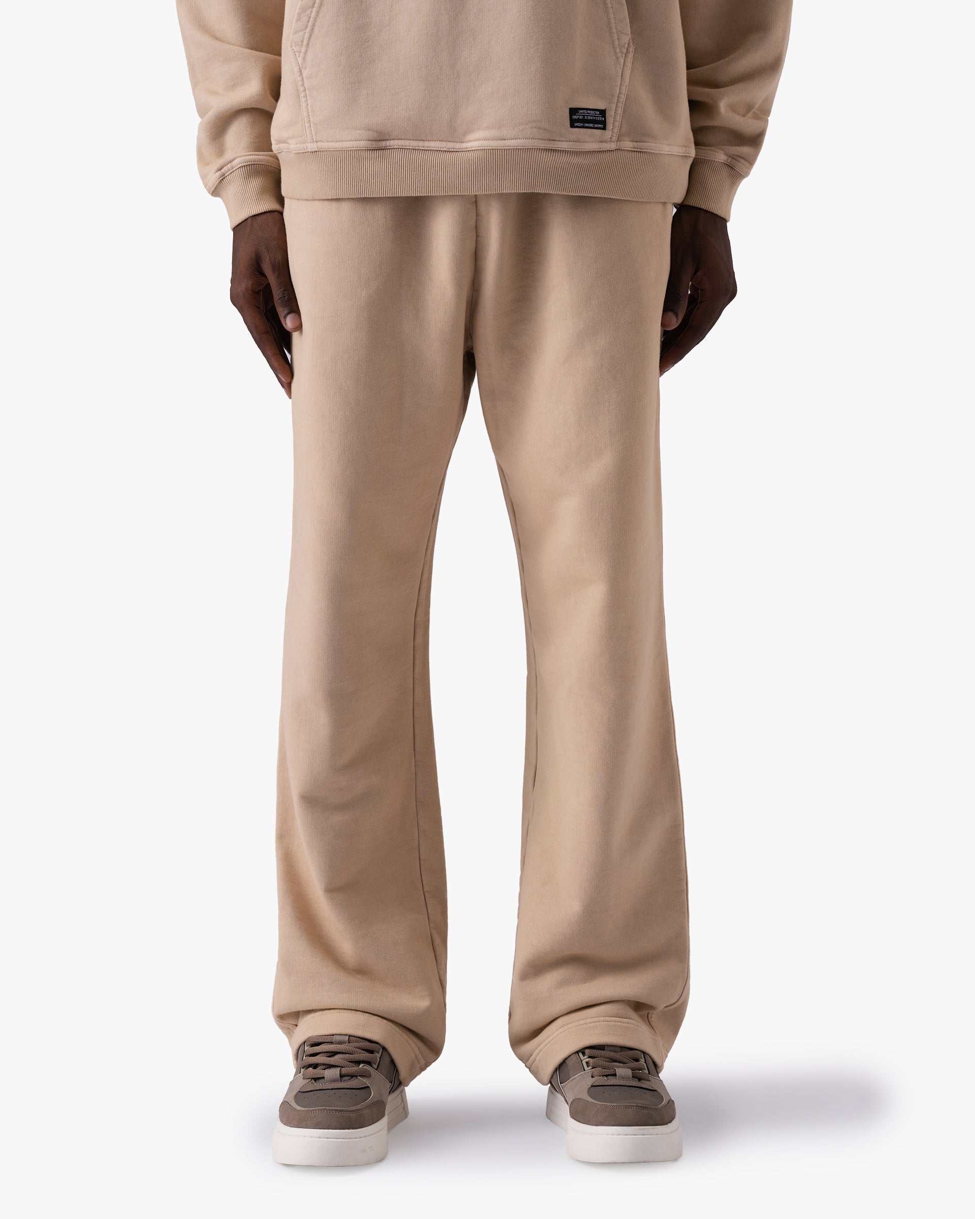 Untapped London Studio Sweatpant in Sandstone, heavyweight cotton joggers
