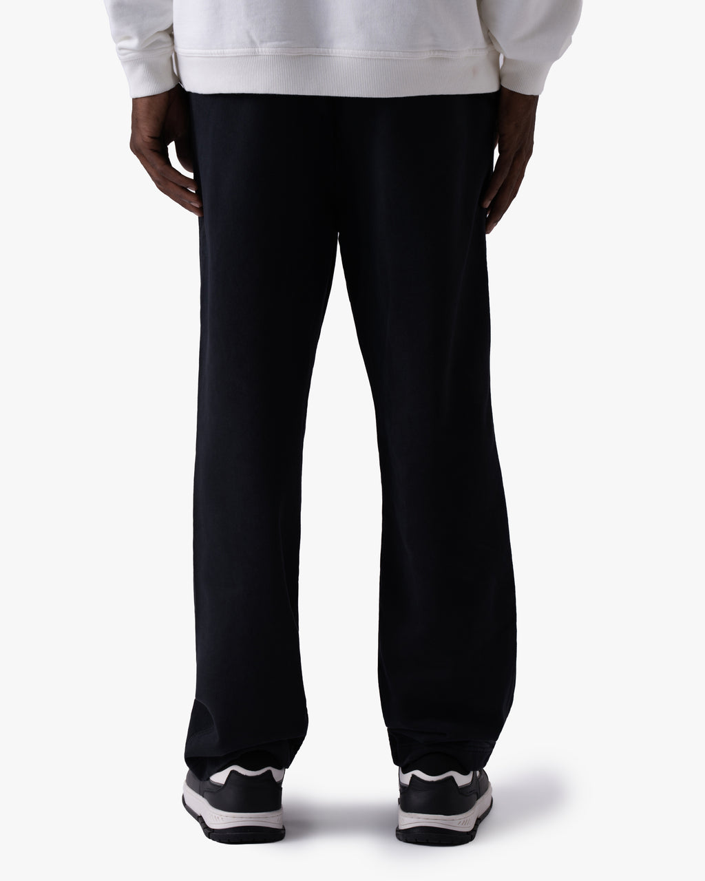 Untapped London Studio Sweatpant in Carbon Black, heavyweight cotton joggers