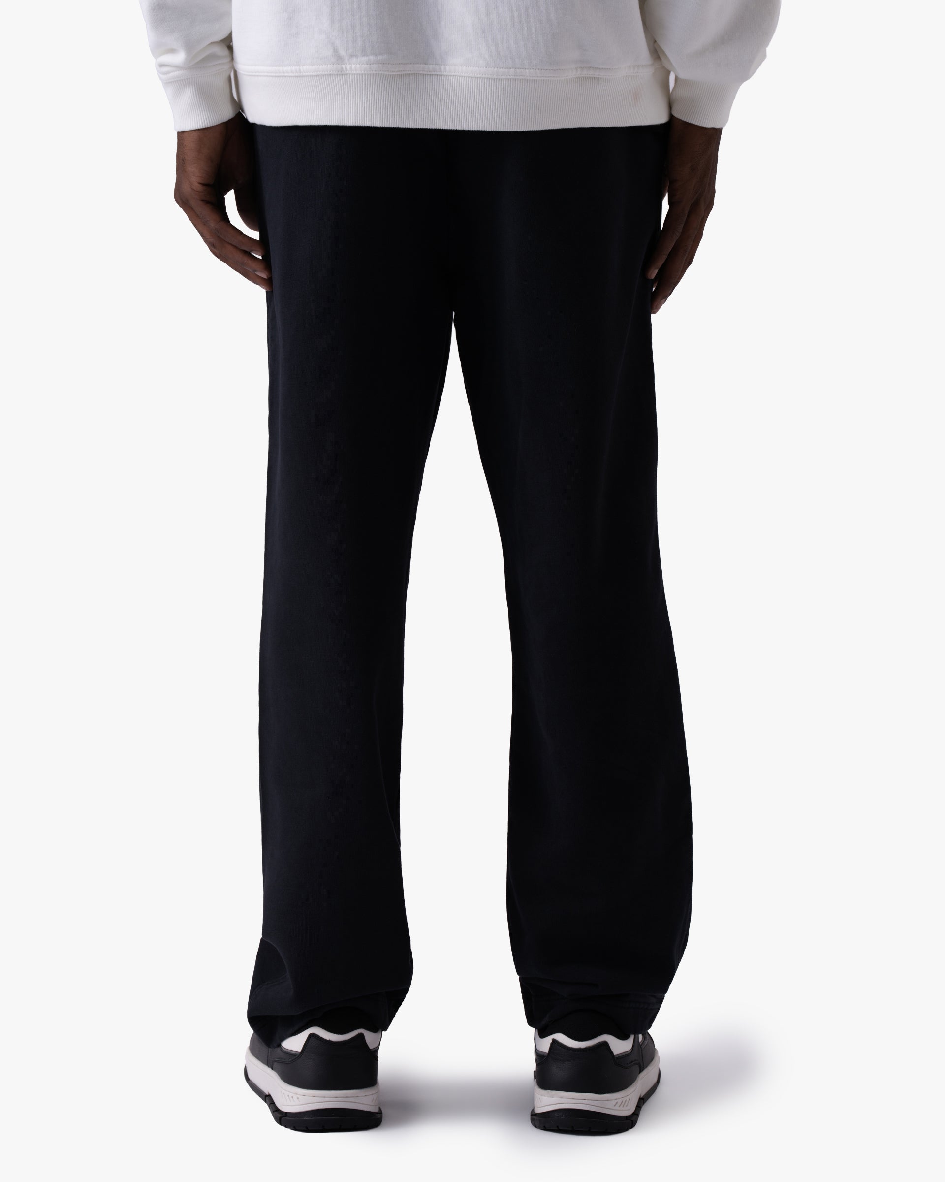Untapped London Studio Sweatpant in Carbon Black, heavyweight cotton joggers
