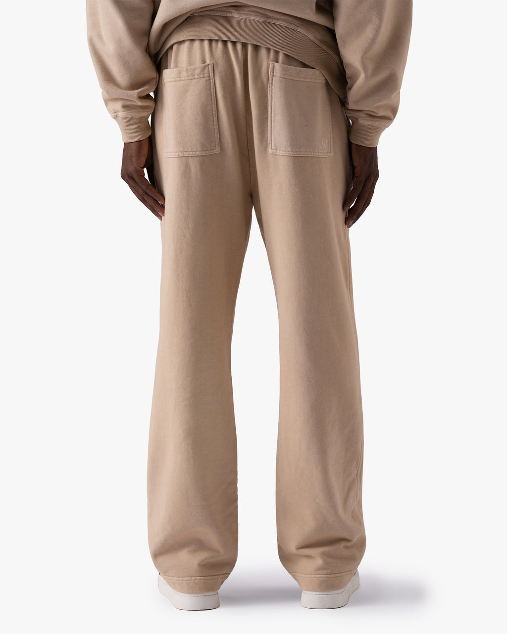 Untapped London Studio Sweatpant in Sandstone, heavyweight cotton joggers
