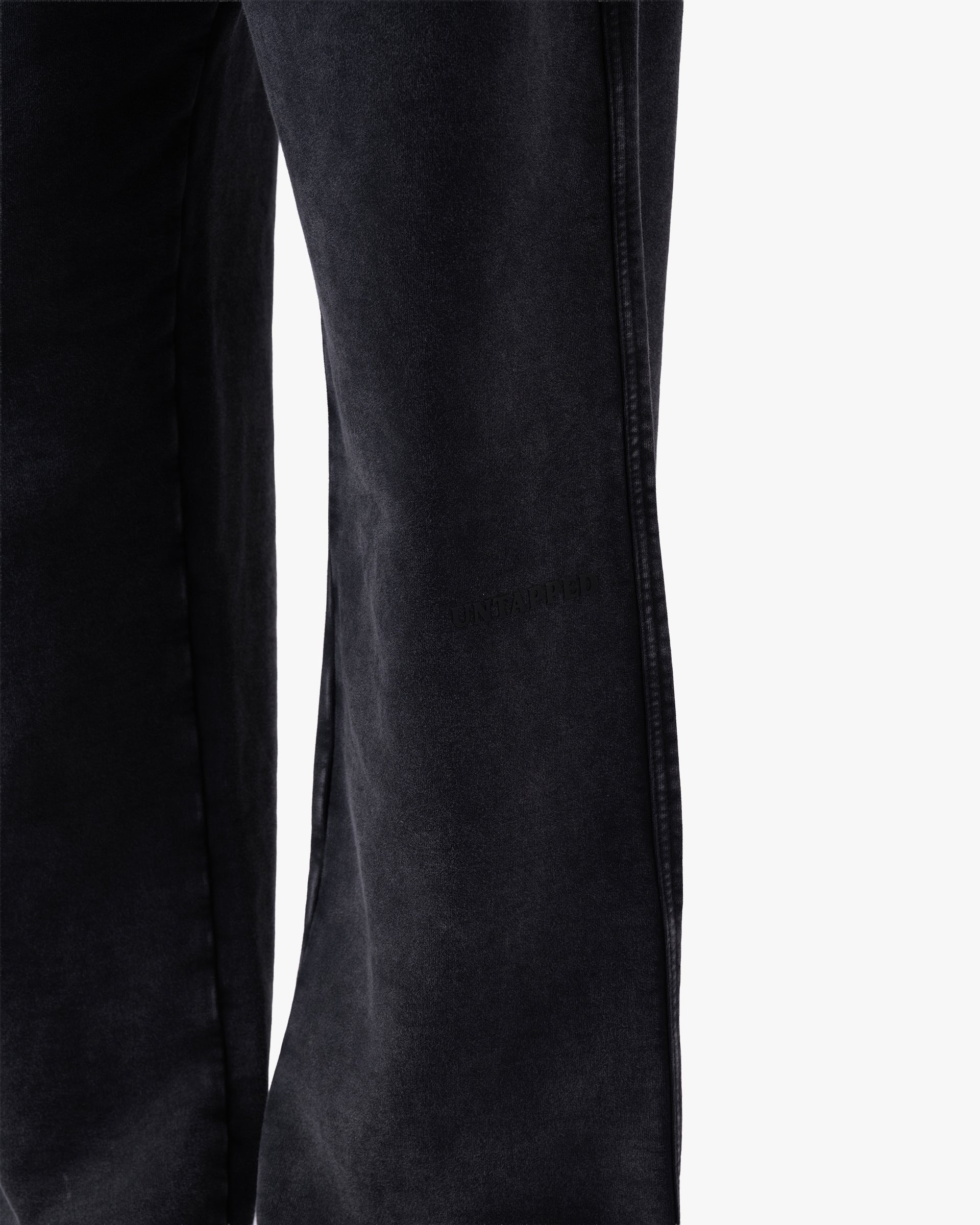 Untapped London Heritage Sweatpant in Vintage Black, heavyweight cotton joggers