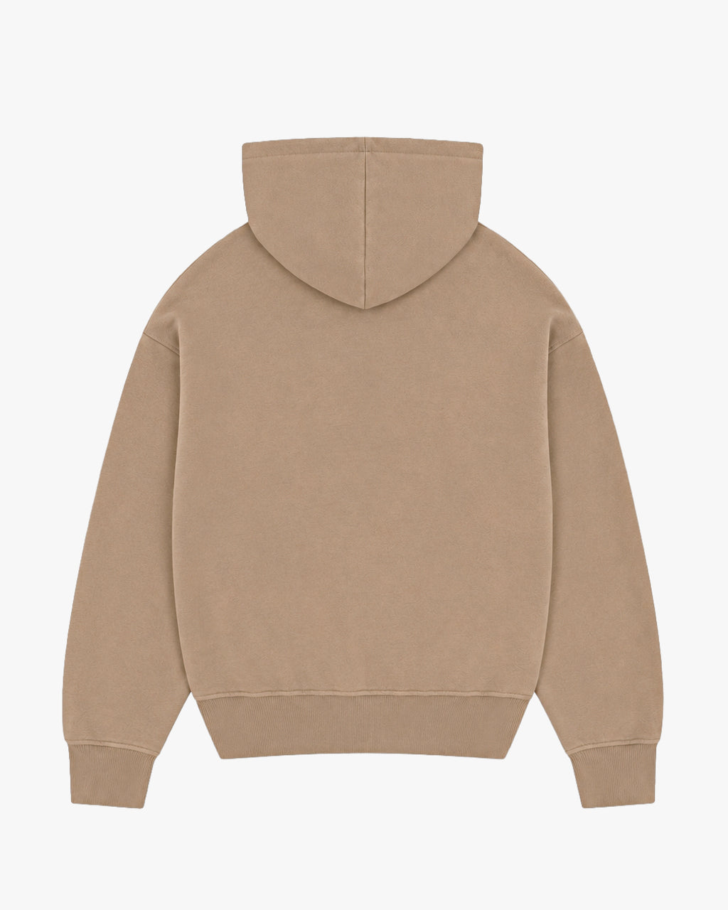 Untapped London Manifest Hoodie in Sandstone, oversized raglan-sleeve cotton hoodie