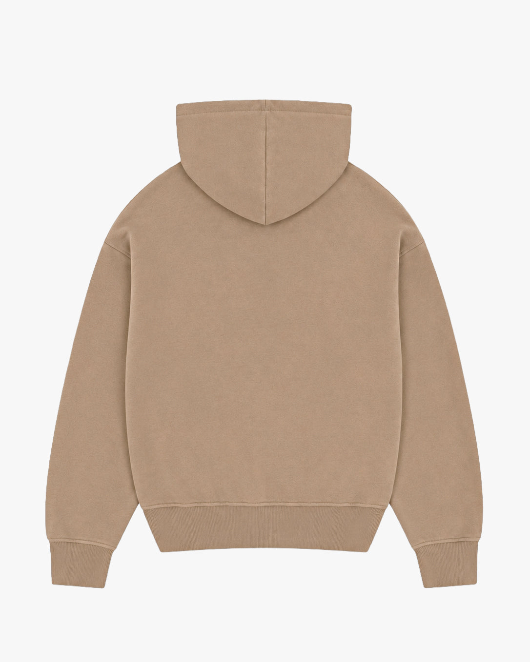Untapped London Manifest Hoodie in Sandstone, oversized raglan-sleeve cotton hoodie