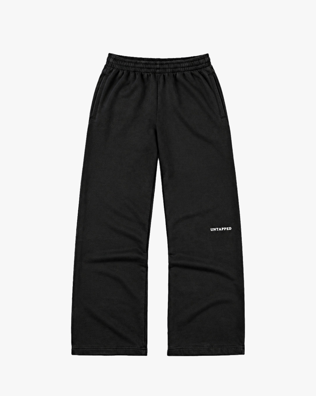 Untapped London Studio Sweatpant in Carbon Black, heavyweight cotton joggers