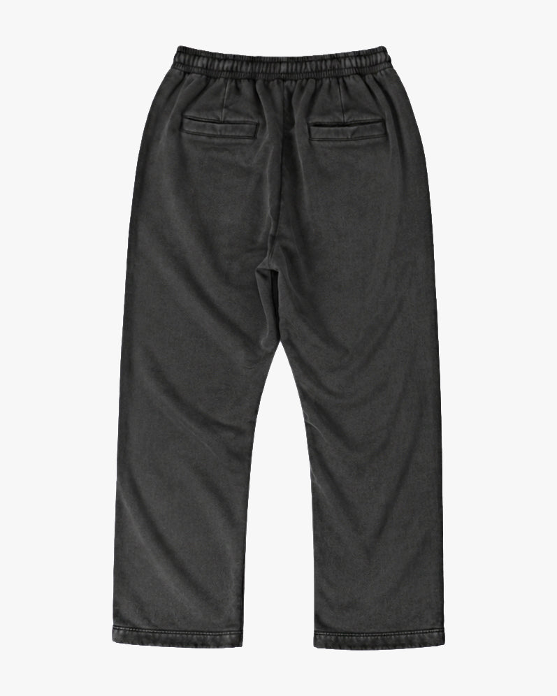 Untapped London Heritage Sweatpant in Vintage Black, heavyweight cotton joggers
