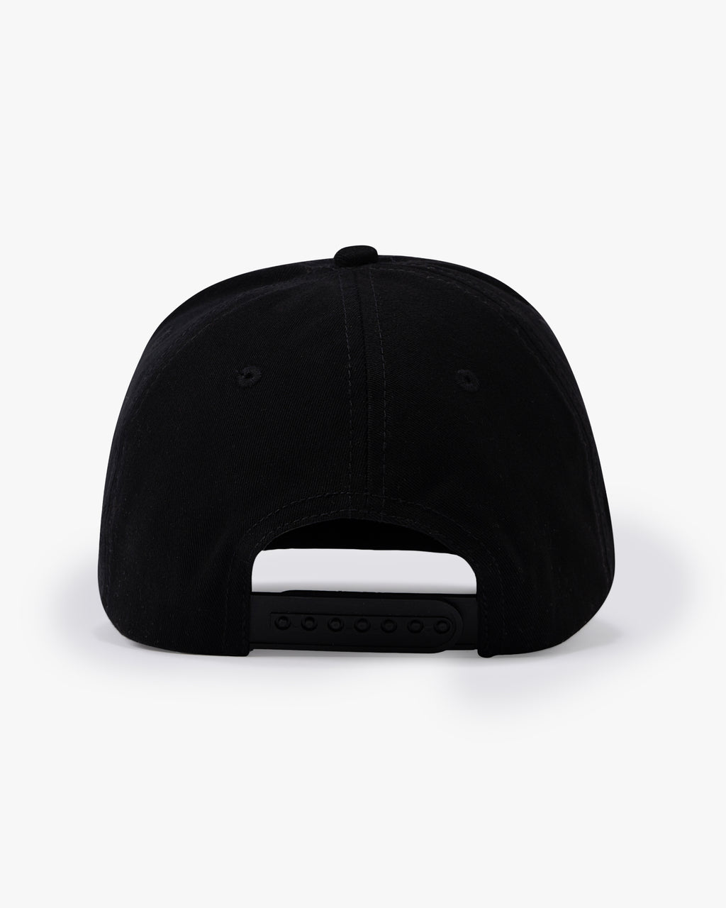 Untapped London UT Monogram Cap in Uniform Black, structured cotton twill cap