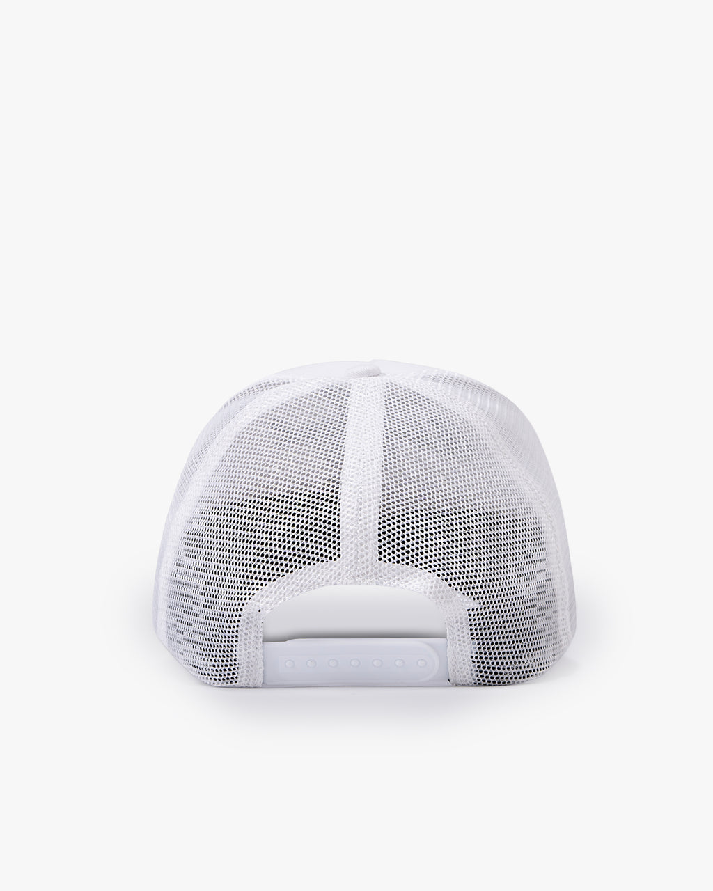 Untapped London Cherub Trucker cap in Stone Beige, cotton twill and mesh trucker cap